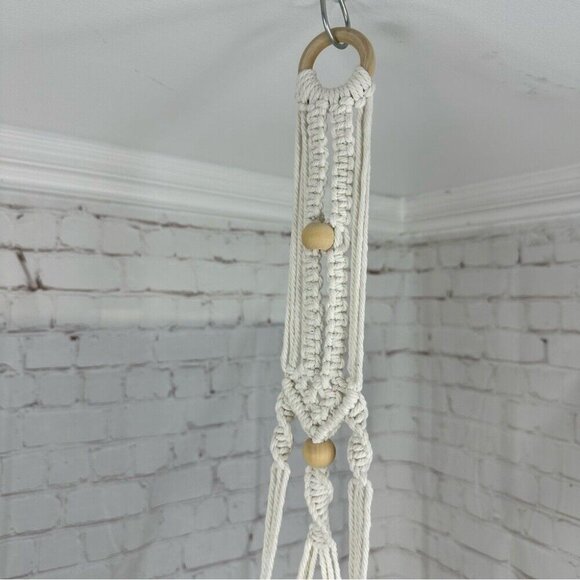 Macrame NWT Bohemian Home Decor House Plant Holder Garden Lot Bundle 4-Pieces - Picture 9 of 14